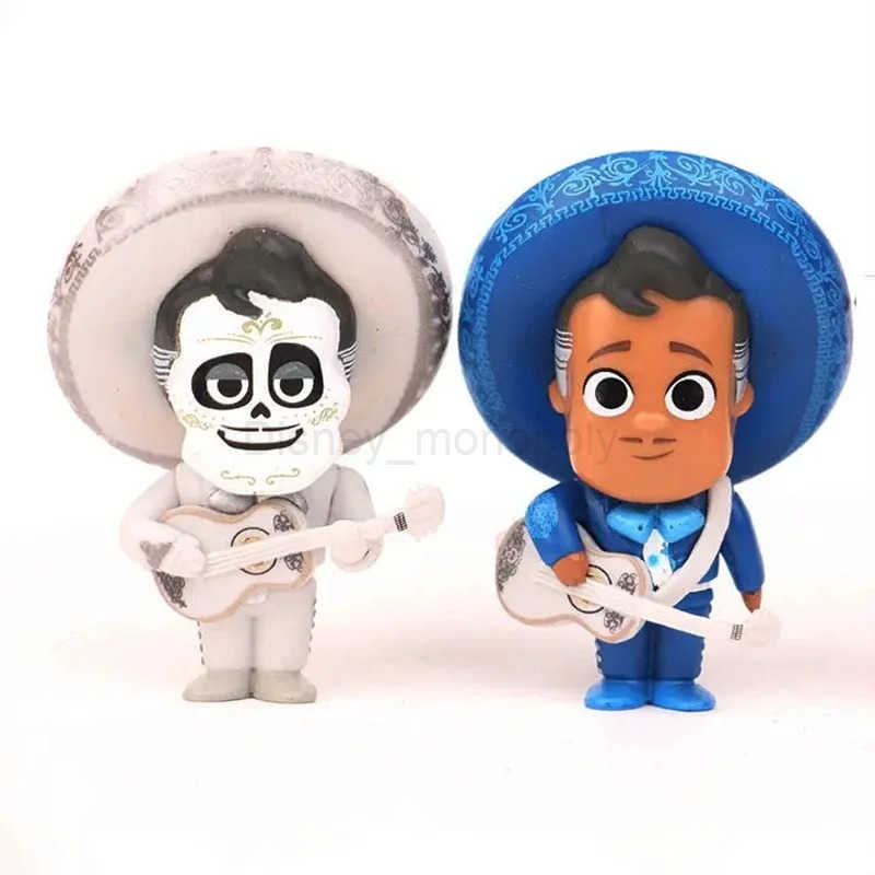 Disney 8 pieces/set of movie Pixar COCO cute character pattern toys Z250504