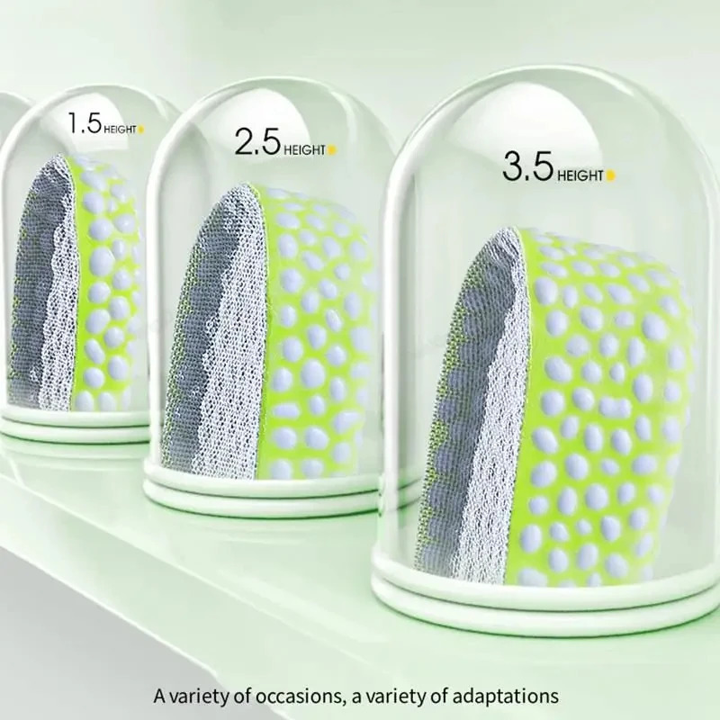 1Pair Boost Height Increase Shoes Insoles Men Women Soft Comfort Running Sports Insole for Feet 1.5/2.5/3.5cm Growing Shoe Pads 250429