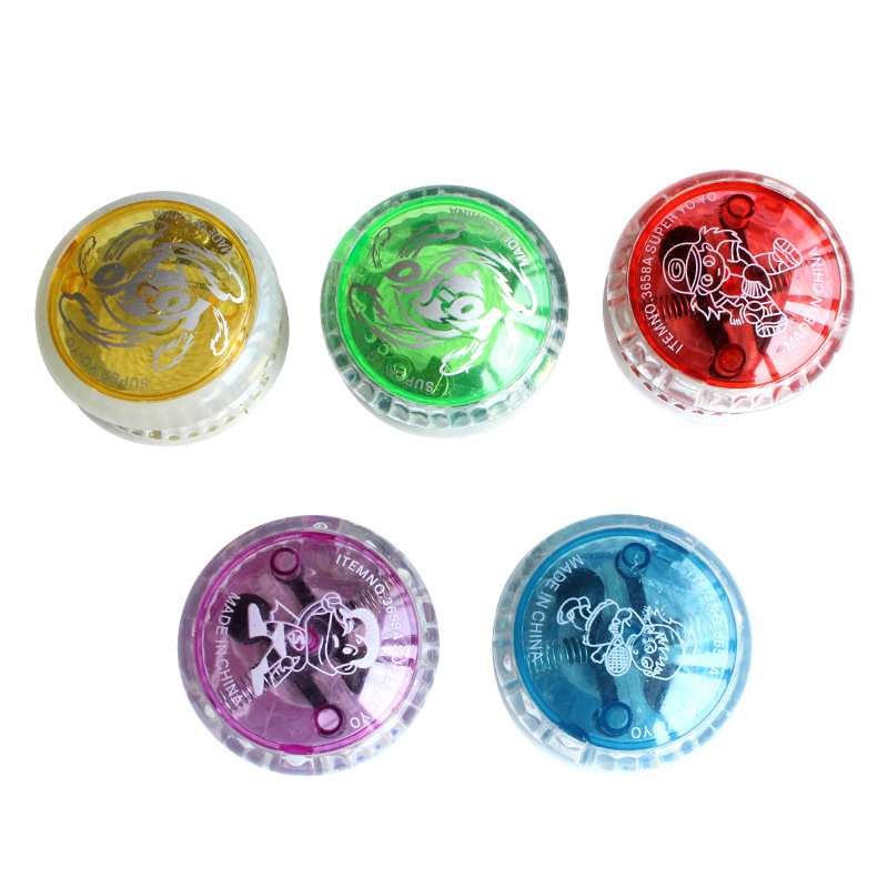 mix color 20 pcs fashion yoyo ball wholesale luminous led flashing child clutch mechanism yoyo toys for kid party entertainment gift