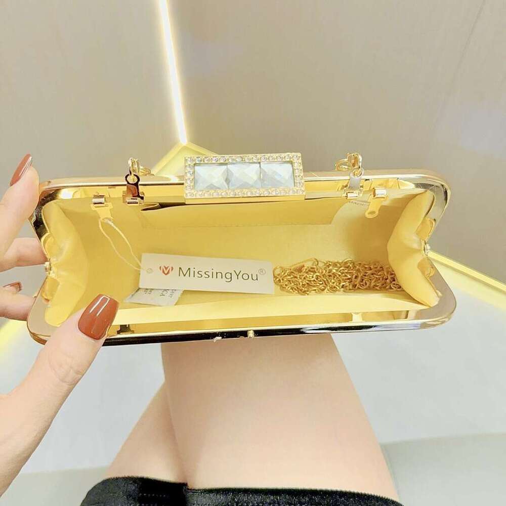 Dinner Bag New Tassel Water Evening Dress With Diamond Embedding Celebrity Diagonal Straddle Handheld Banquet Bag KQ