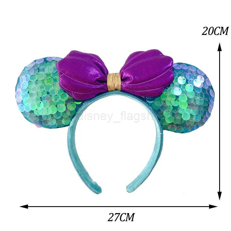 Disneymini Mouse Ear Headband Role Playing Hair and Glitter Bow Party AccessoriesXJ250504