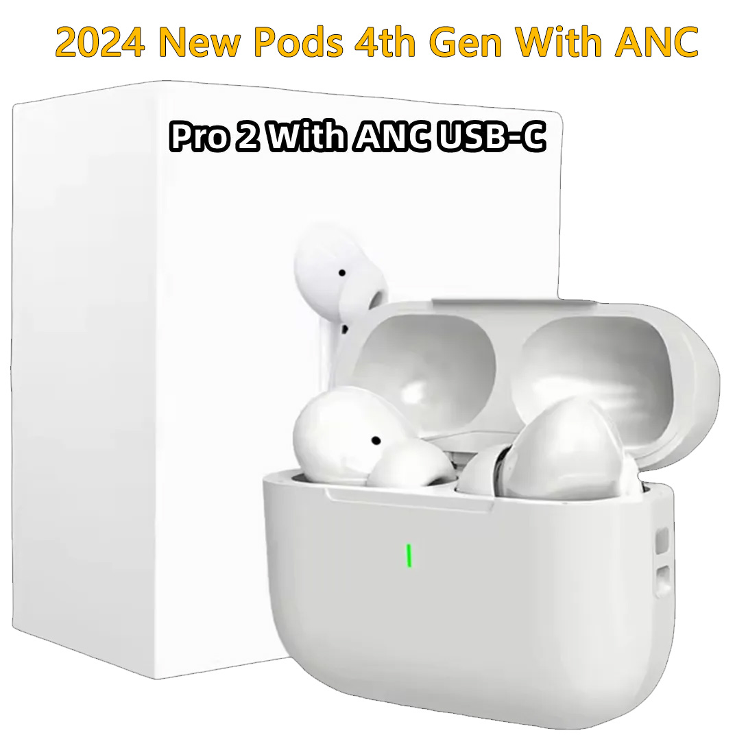 USA Stock Pods 4th Gen tws earbuds Pods Pro 2 USB C TWS Wireless Bluetooth Earphones Pods 6 Earphone Handfree Headset USB-C charging port For Xiaomi iPhone Headphones