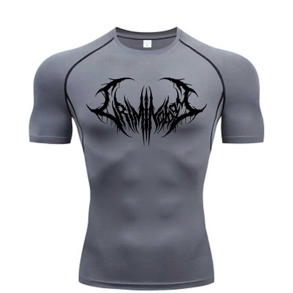 New Arrival Realize your dream by purchasing fitness T-shirts mens muscle gym compression sportswear for quick drying and breathable exercise Z250504