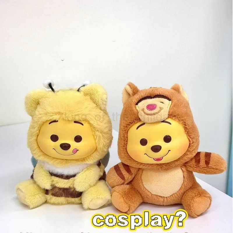 Disney Winnie the Pooh Naughty Party Vinyl Plush Blind Box Pooh Bear Bag Pendant Mystery Box Surprise Toy Cute Doll Decor Gifts W250609