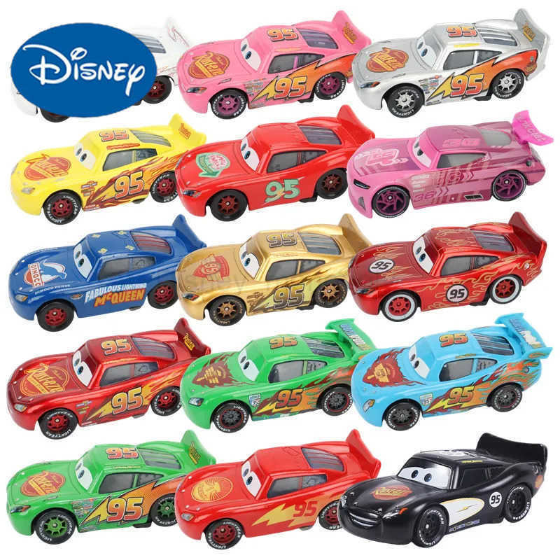 Disney 25 styles of Lightning McQueen Disney Pixar car toys 1 55 metal die-casting car childrens toys car Christmas gifts Z250504