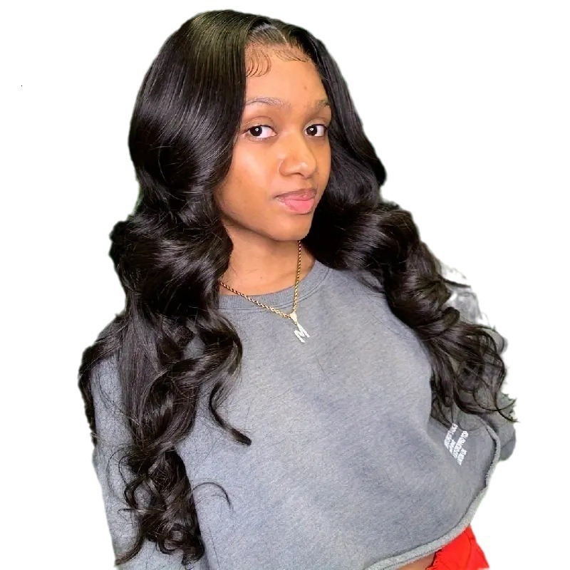hot Ladies selling lace 13 * 4 large wave wig full head set wig
