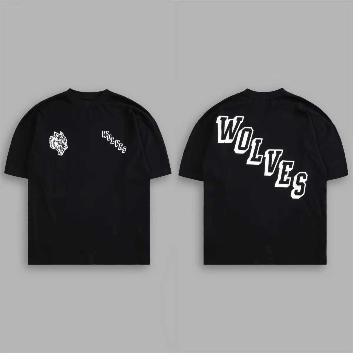Wolf Sport T-shirt Oversized Printing Tshirt Workout Gym Mens Short Slve Casual Women Ts T Shirts X250504