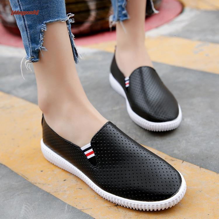 New Breathable Loafers Women Summer Slip-ons Korean Style Fashion Flat Boat Shoes ddmypanda