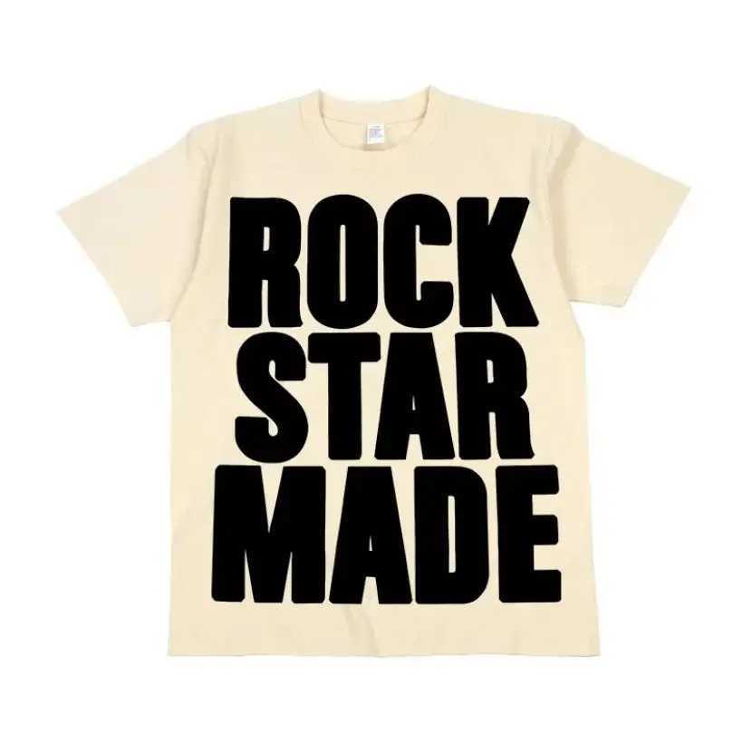 New Arrival Rock Goth Fashion Mens Punk Grunge Hip Hop Rap Retro Letter Printed Short T-shirt Casual Over Y2K Cotton Street Wear Z250504