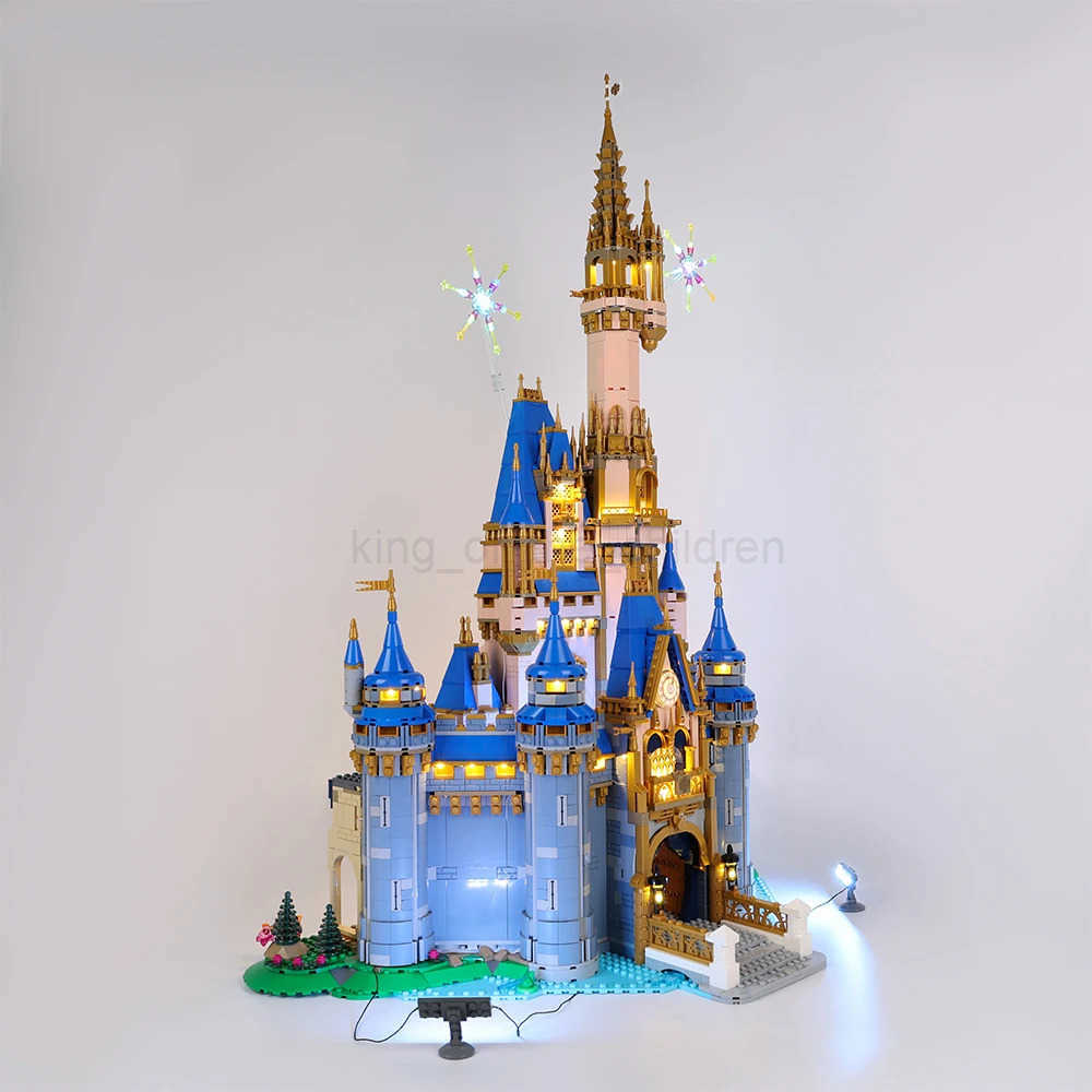 Disney 43222 Fairy Tale Princess Castle Building Blocks DIY Lighting Toys Gift Only for Lighting Set No Model W250504