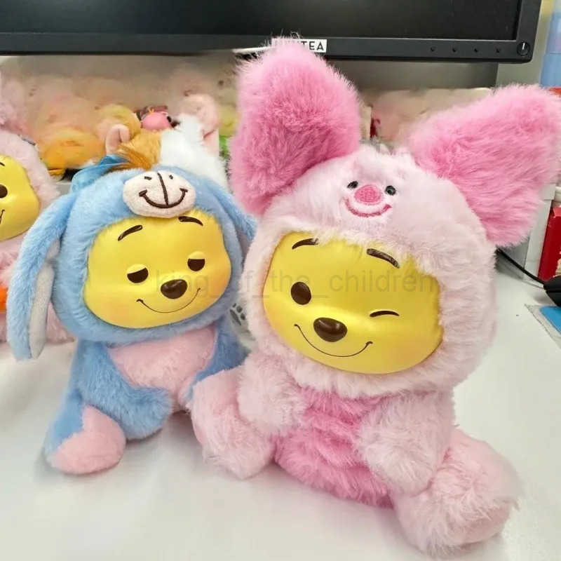 Disney Winnie the Pooh Naughty Party Vinyl Plush Blind Box Pooh Bear Bag Pendant Mystery Box Surprise Toy Cute Doll Decor Gifts W250609