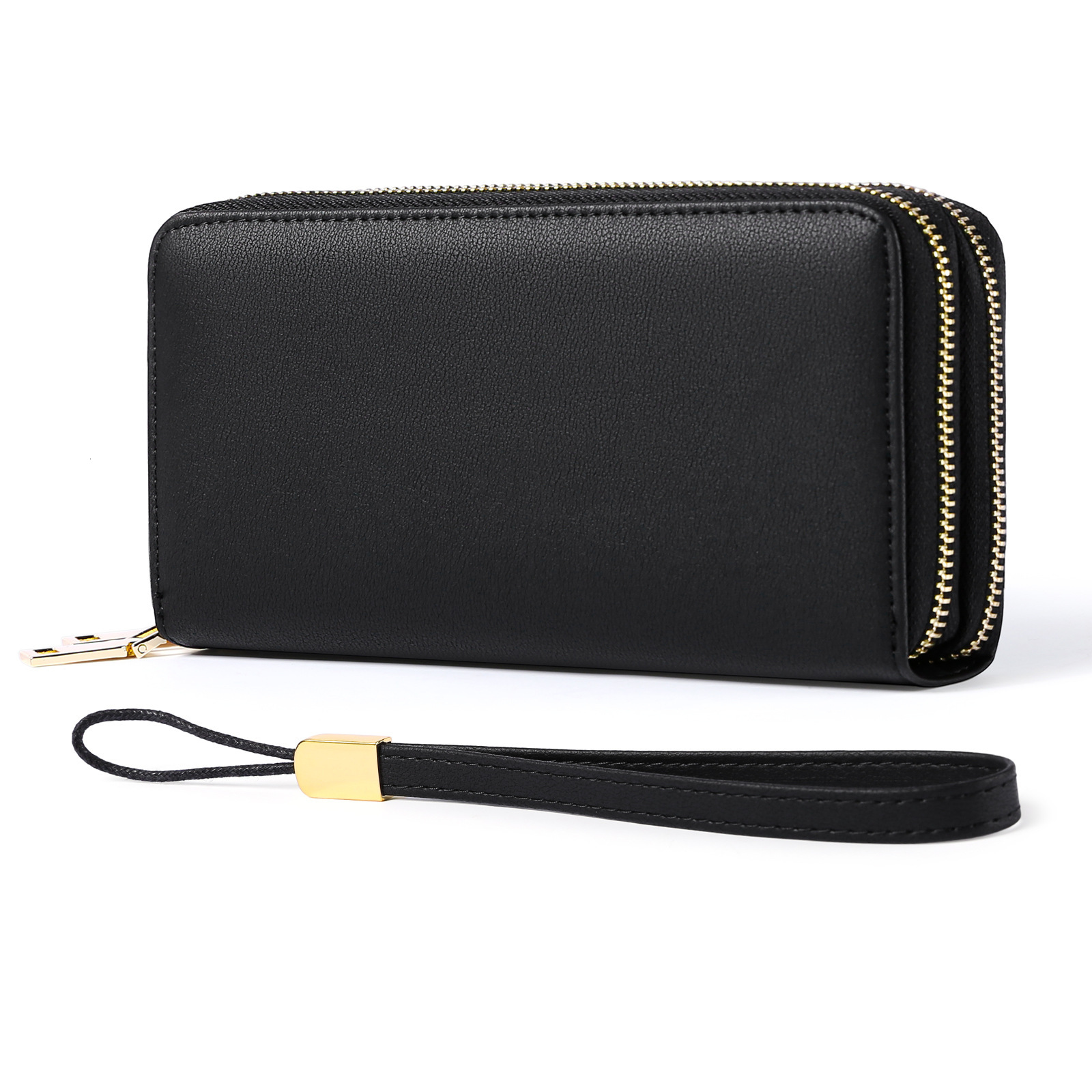 Designer Wallet New Long PU Leather Multifunctional Hand Held Bank Card Storage Passport Bag Double Zipper Wallet Luxury Wallet Key Pouch Mini Handbag