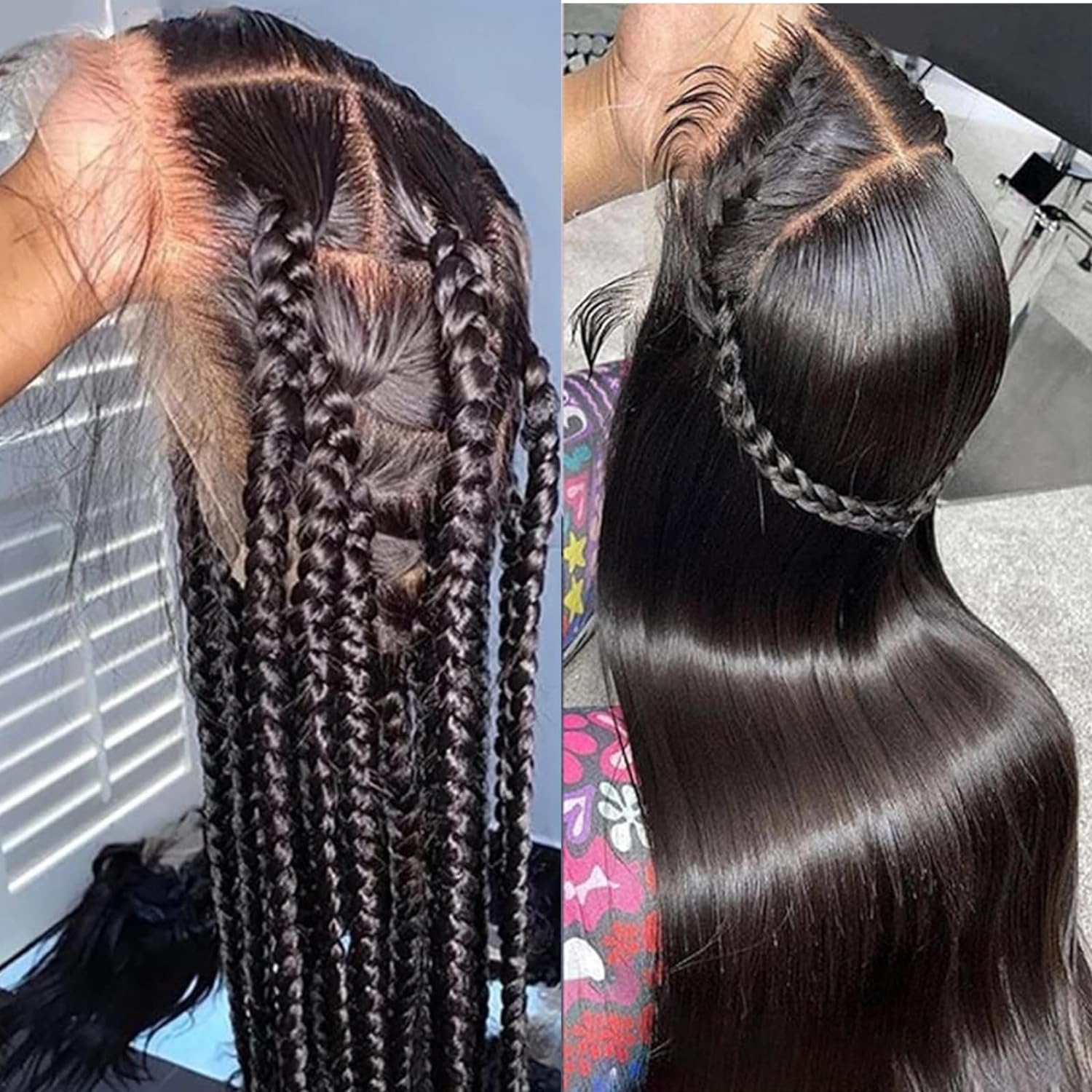 Full Lace Wig Human Hair hd lace Wig Straight Brazilian Remy Glueless Transparent full hand tied Wig for Women