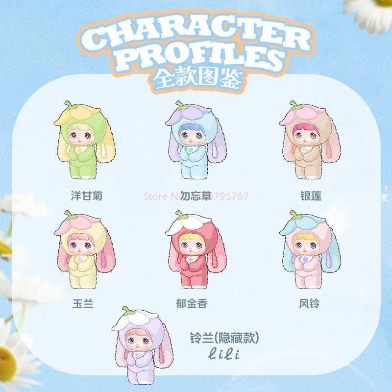 Inventory Nommi Garden Rabbit series blind box animation action picture Kaii sweet and cute doll packaging decoration girl Christmas G Z250425