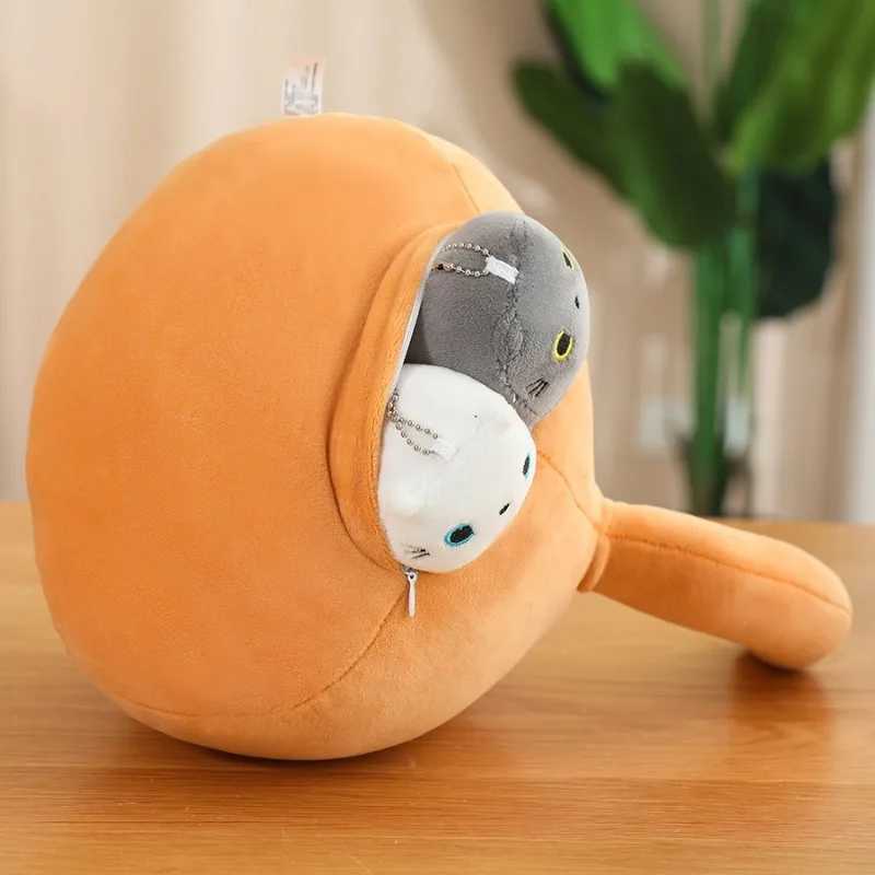 Top Quality 10/30Cm Doll Small Pendant Cute Pillow Pad Ins Black Cat Toy Girl Gift Plush Stuffed Toyt250504