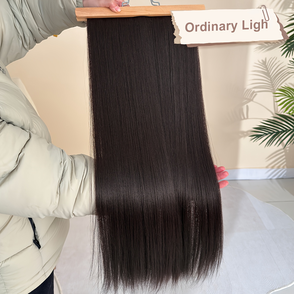 Stylish All-In-One Synthetic Hair Extension Sheet - Perfect for Parties, Holidays (Easter/Halloween/Christmas)