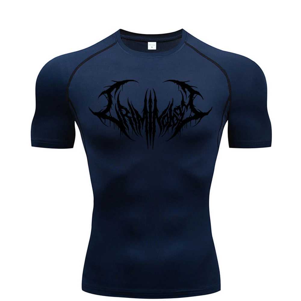 New Arrival Realize your dream by purchasing fitness T-shirts mens muscle gym compression sportswear for quick drying and breathable exercise Z250504