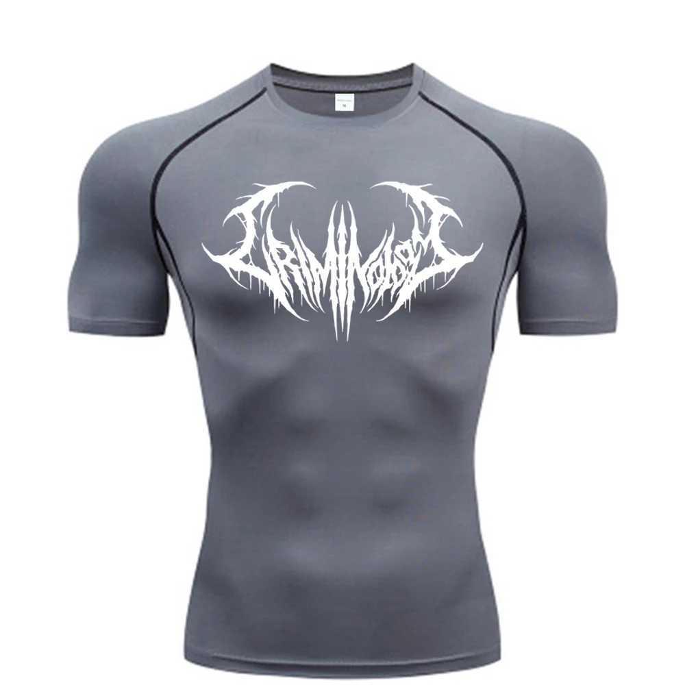 New Arrival Realize your dream by purchasing fitness T-shirts mens muscle gym compression sportswear for quick drying and breathable exercise Z250504