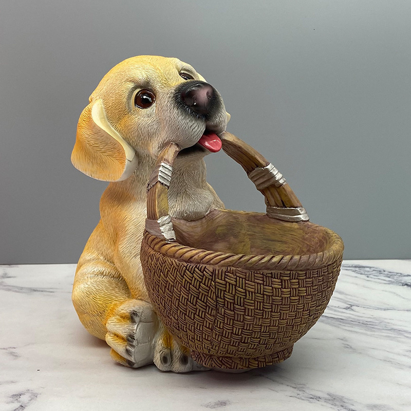 Creative Dog Entry Key Storage Decoration Shoe Cabinet Entrance Desktop TV Cabinet Storage Box Home Decoration 250314