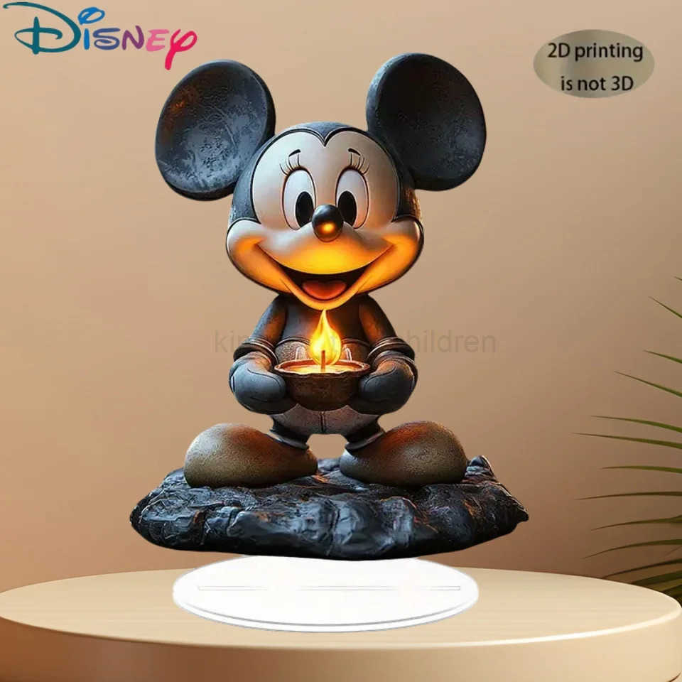 Disney Mickey Mouse animated character 2D acrylic decorative stand Mickey Mouse desktop decoration cartoon decoration childrens holiday gift W250504
