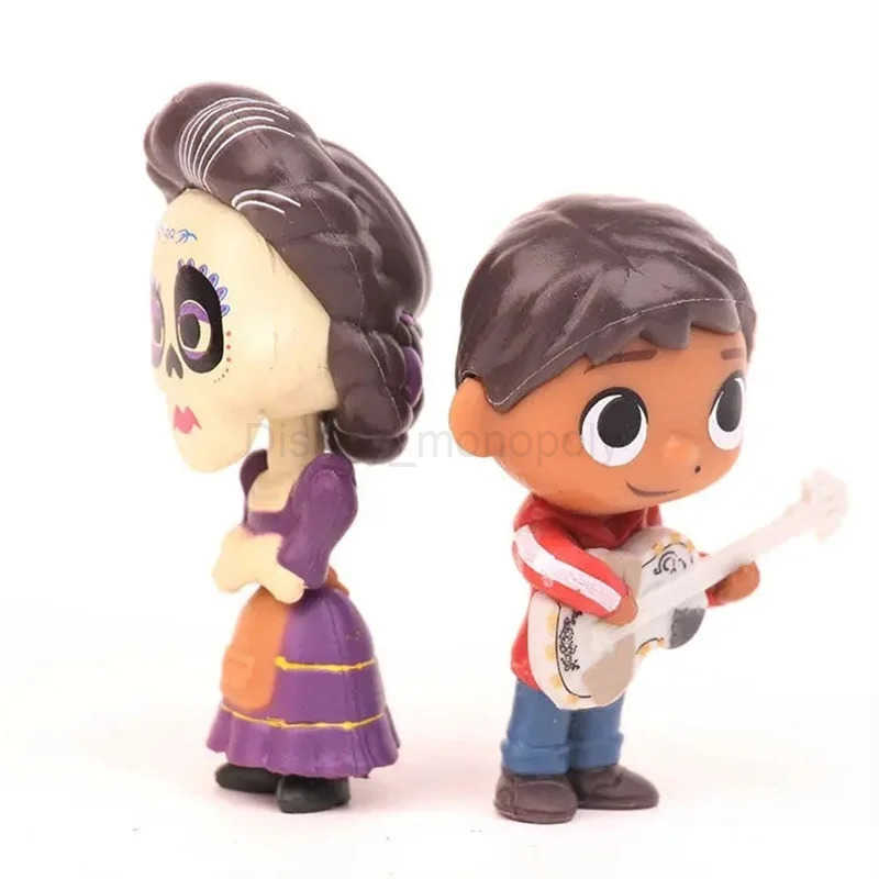 Disney 8 pieces/set of movie Pixar COCO cute character pattern toys Z250504