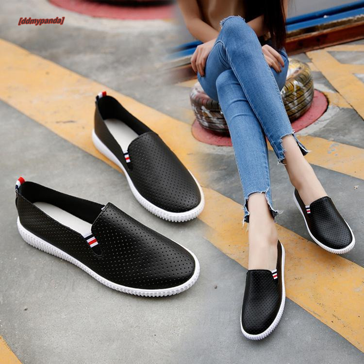 New Breathable Loafers Women Summer Slip-ons Korean Style Fashion Flat Boat Shoes ddmypanda