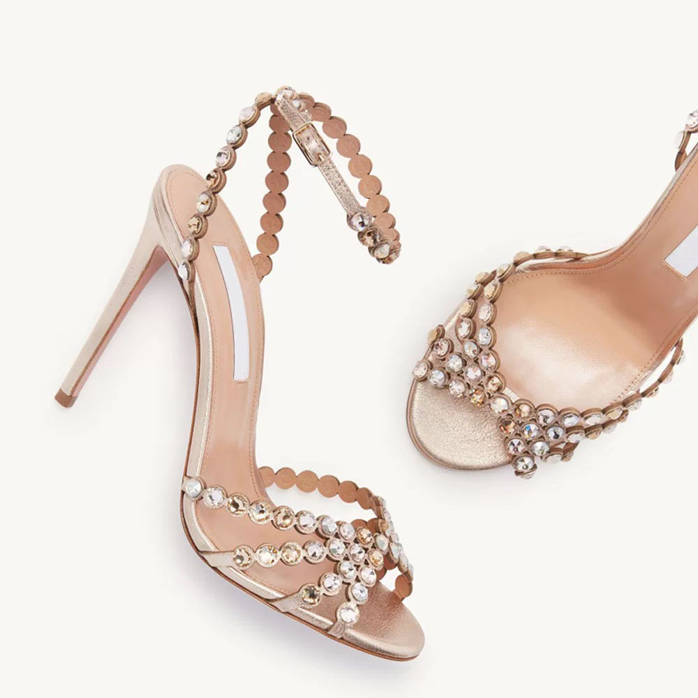 Top quality rhinestone Stiletto heel sandals clear PVC high heels crystal ball open toes High heels womens Luxury designer fashion Style heeled shoes