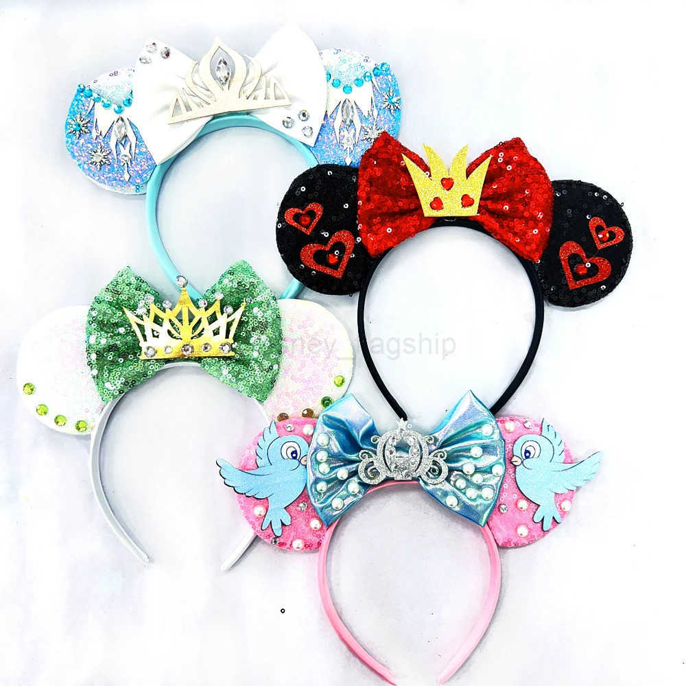 Disney Latest Festival Party Mickey Mouse Ears Headband For Kids Festival Spider Bat Hairband Kids Party Hair AccessoriesXJ250504