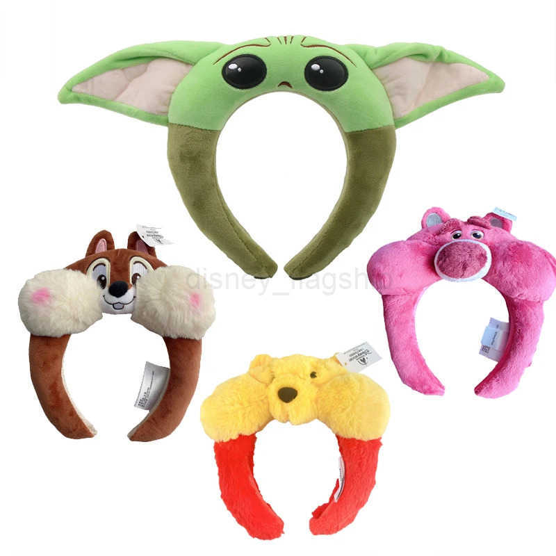 Disney Mickey Minnie Ear Headband Cartoon Animal Plush Ears COSTUME Halloween Headband Role Playing Plush Gift Doll Girl Party Hair BandXJ250504