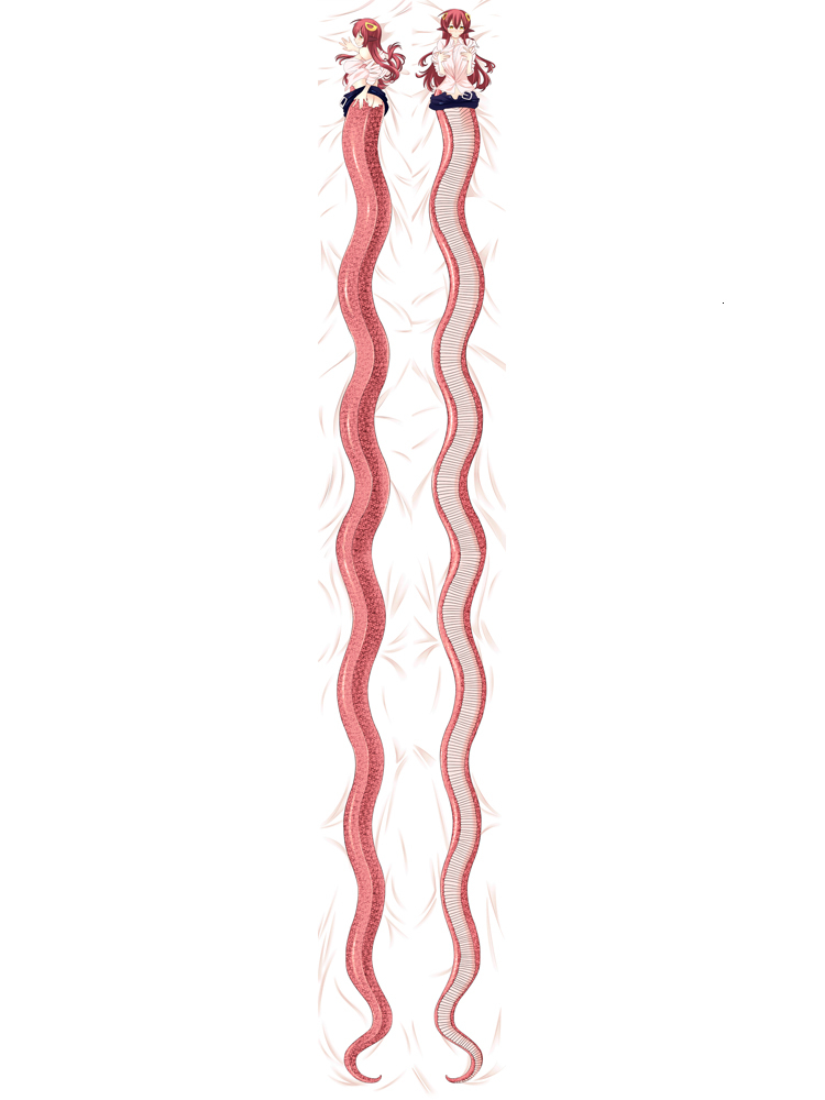 Full Size Hot Anime Japanese pillow case Miia Dakimakura Snake Long