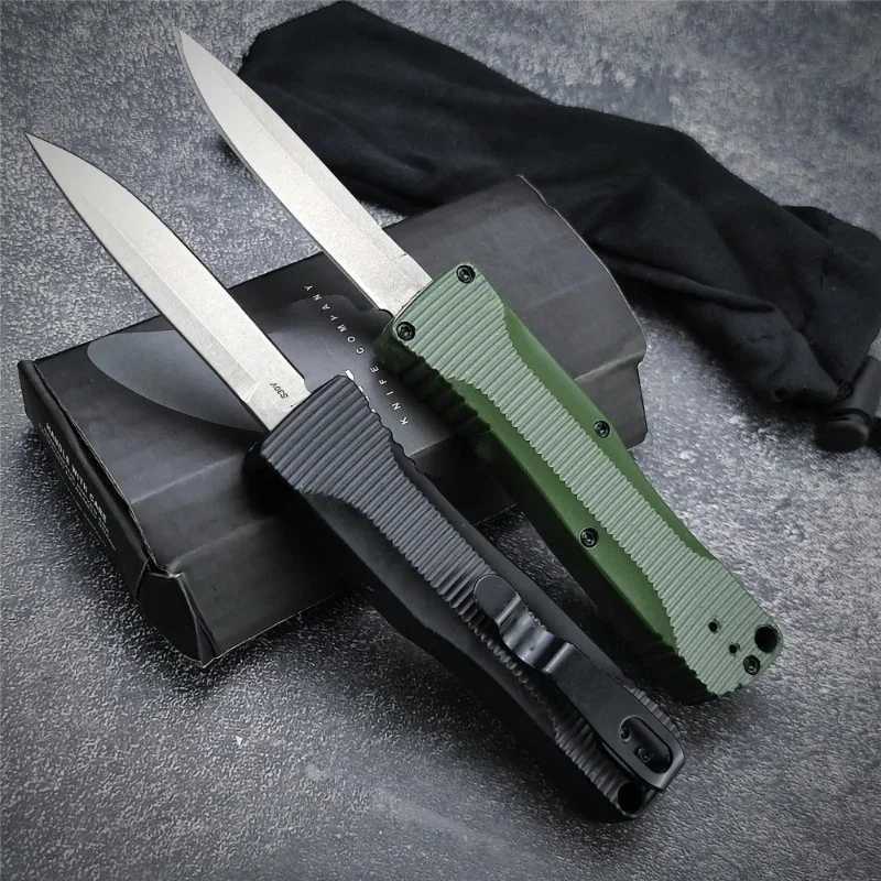 4850 Push Button Knife Zinc Alloy HandLE 440C Blade Outdoor CamPING Adventure Fishing Cutting Daily Carry Multi-purpose Tools Z250505