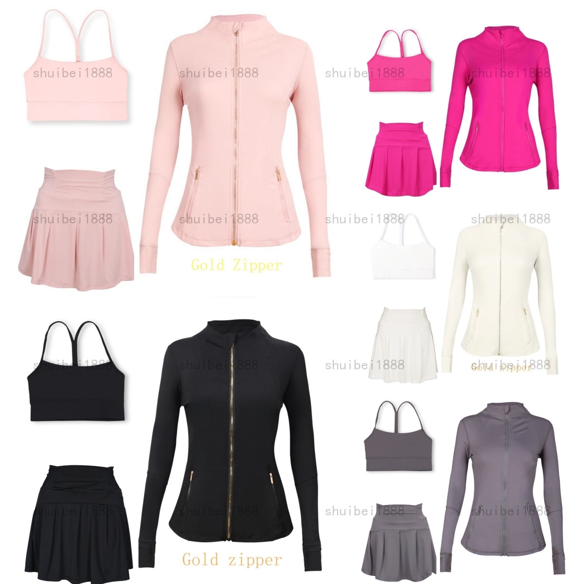 3Pcs Yoga Set Gym S… - image