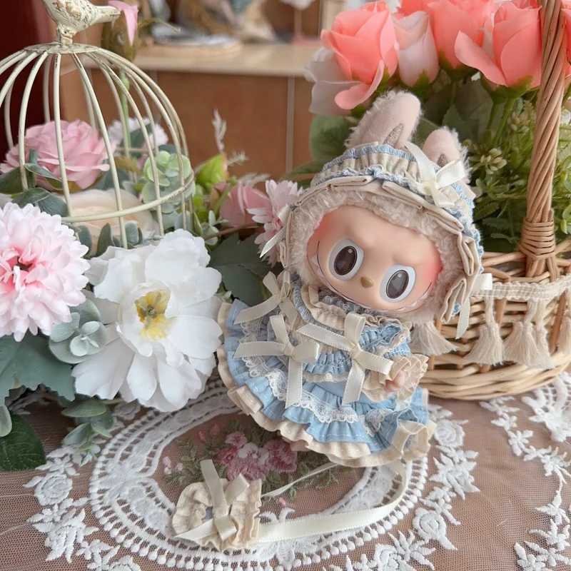 Suitable for 17cm Labubu princess dresses cute decorative small clothes mini doll clothing set accessories Free shipping