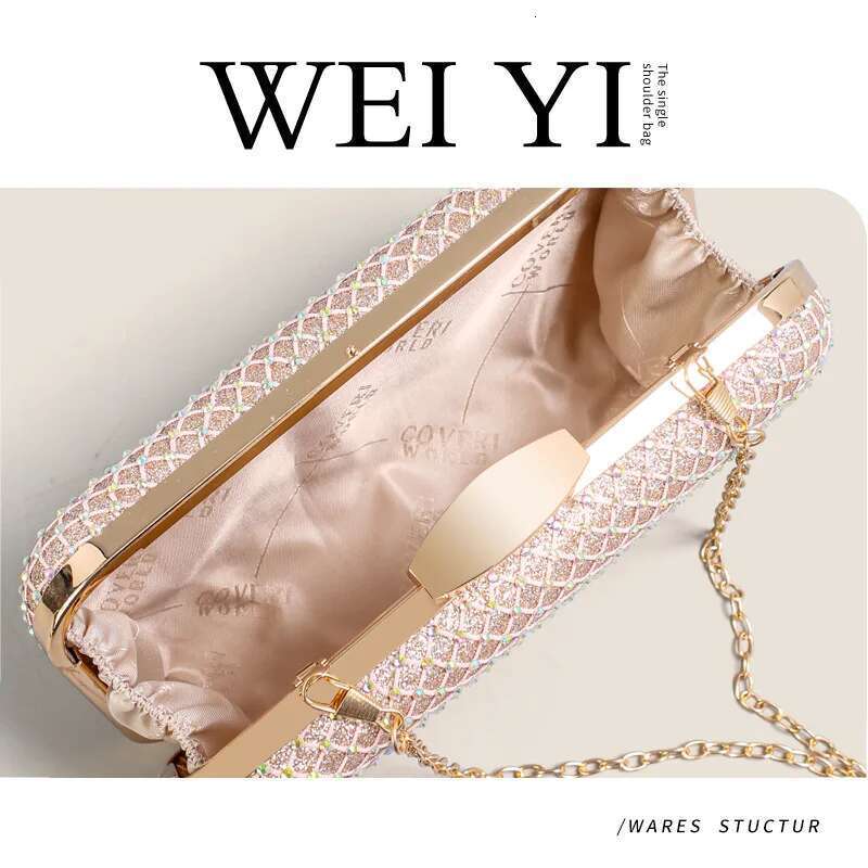 Trendy PU Leather Evening Clutch - High-End Shiny Handheld for Ladies' Banquet Parties with International Style Designer Bag