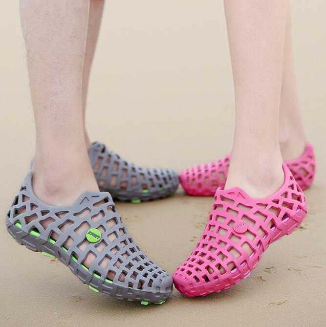 2025 Summer Couple Outdoor Cave Shoes Hollow Breathable Water Park Sandals Beach Shoe Cover Z 5.2-1