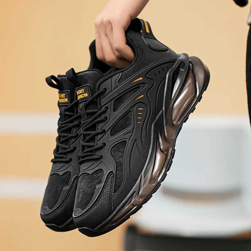 Men Shoes 2025 Casual Walk Air Cushion Marathon Breathable Lightweight Womens Comfortable Athletic Nonskid Sneakers W250505