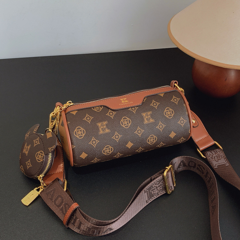 Spring 2025 Retro-Inspired Boston Pillow Bag - Luxury Mini Crossbody Purse | Designer Textured Vegan Leather & Convertible Chain Strap Free Shipping