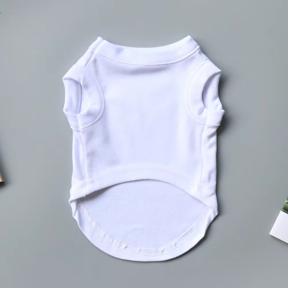 Summer Dog Clothes Dog Shirt Vest Imitating Trends Design Letter Cherry Pattern Stretchy Dog T-Shirts Soft Cool Pet Apparel for Puppy Small Medium Dog