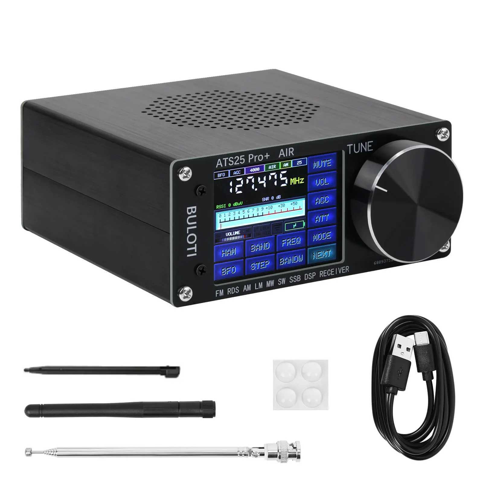 V4.2 ATS25 Pro+Air 118M-135.975MHz Bluetooth Full Band Radio Receiver FM SW SSB MW LW SI5351 Mixing Receiver Replacement ATS-25 X250505 - view 3