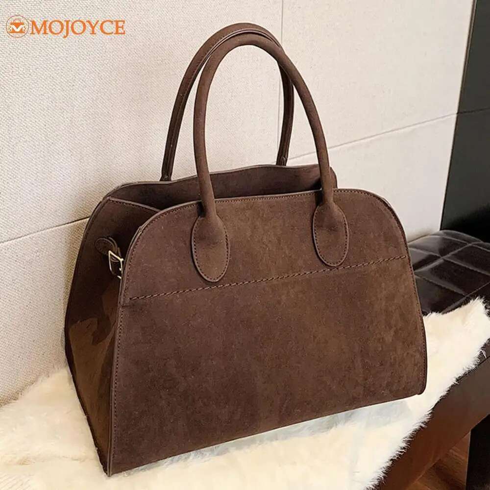 2023 Margaux 15 Suede Handbags Large Capacity Senior The Tote Ladies High Quality Retro Crossbody Designer Bags