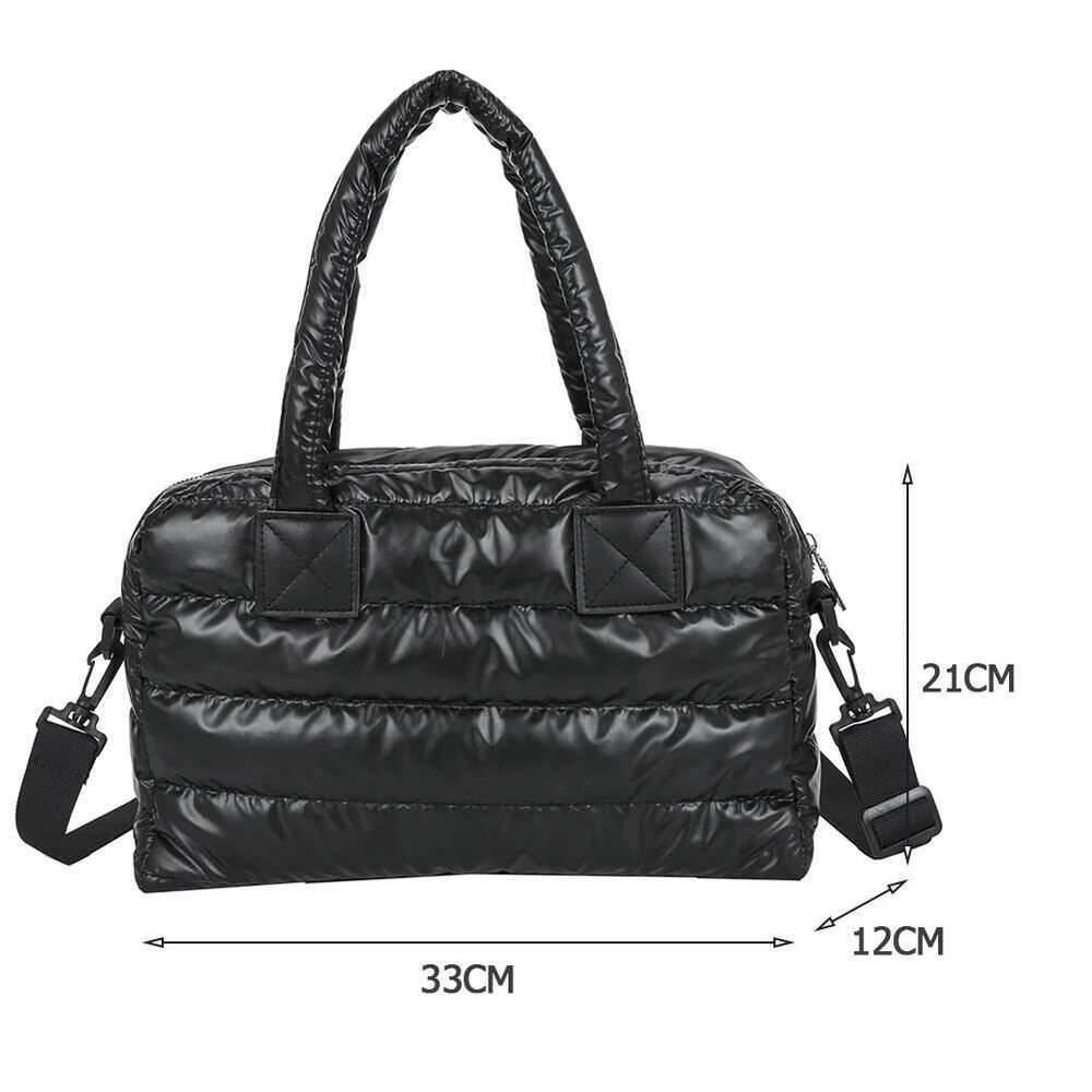 ddmy Cotton Tote Space for Women Casual Crossbody Ladies Shoulder Bags Quilted Puffy High Top Sling Bag Shopper Bolsas Sac