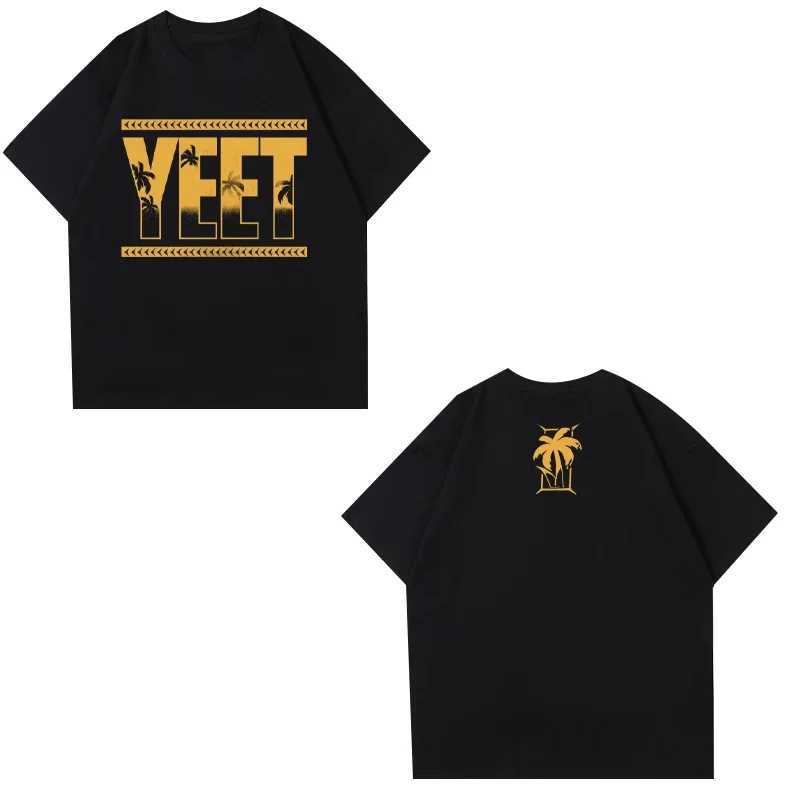 luchador Jey Uso slogan Yeet personalized graphic T-shirt summer 100% cotton casual trend loose mens clothingT250505