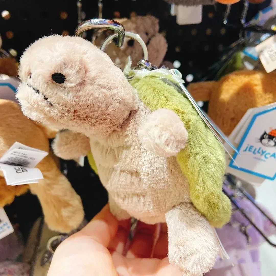 New Mr. Timmy Turtle Pendant Keychain Cute Girl Bag Pendant Plush Toy Keyring Turtle Plush Toy KAWaii Holiday GiftT250504