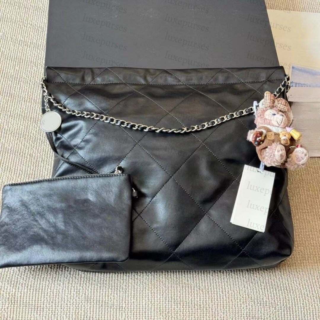 Designer Handbag Tote Bag 22 Garbage Bag Top quality Cowhide Leather Quilted with Gold Hardware Chain Shoulder Bag Beach Tote Shopping Bag Women's Crossbody Purse