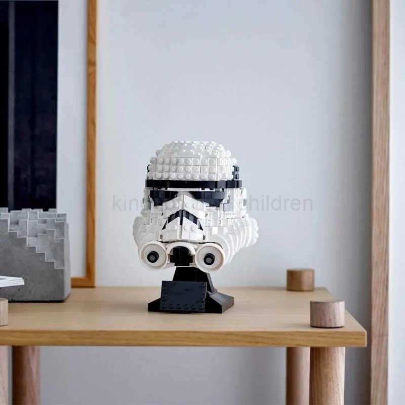 Disney Stormtrooper Building Blocks Darth Vader Captain Rex Head Space Wars Assembly 3D Model Mini Brick Toy For Christmas Gift W250505