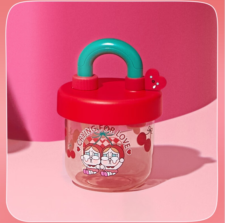 CRYBABY Cute Cartoon Anime Peripheral Series Children's Straw Cup Raw Gift