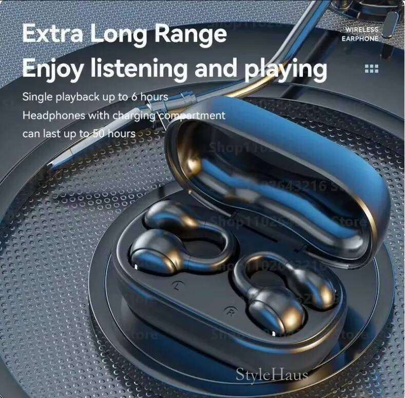 Original TWS Wireless Earphones Bluetooth Earbuds Charging Case Motion Noise Cancelling Headphone with Mic for Gaming Sport Mobile Smart Cell Phone