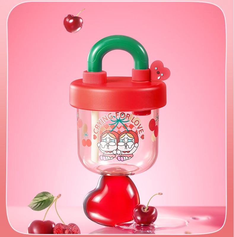 CRYBABY Cute Cartoon Anime Peripheral Series Children's Straw Cup Raw Gift