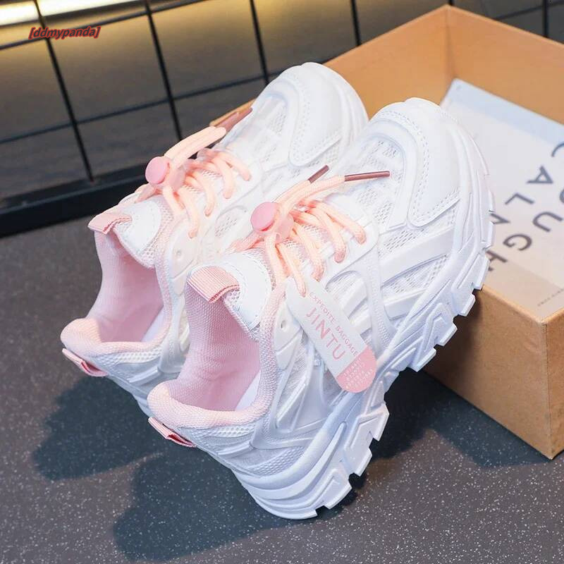 Girls Sneakers 2025 Children Casual Shoes Mesh Platform Designer Tennis Sneaker 6 To 12 Years Kids Sports Shoe for Girl ddmypanda