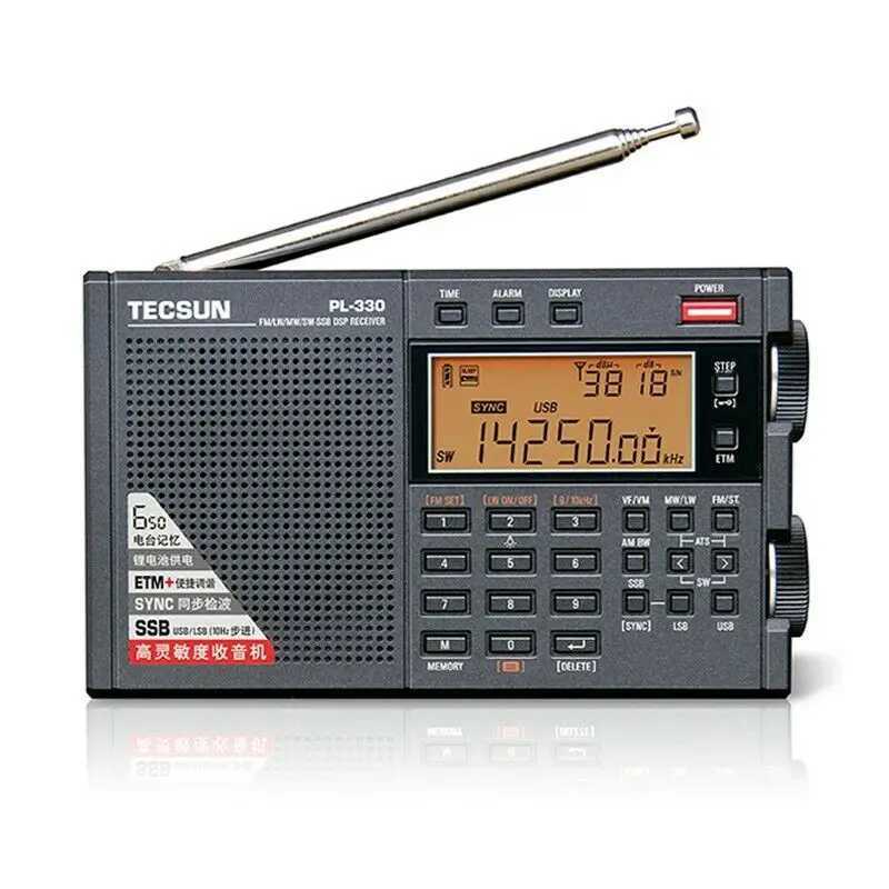 Tecsun PL-330 FM/MW/SW/LW SSB DSP Full-Band Radio Multi-functional Portable Radio Receivers High Sensitivity Radio PL330 X2505051